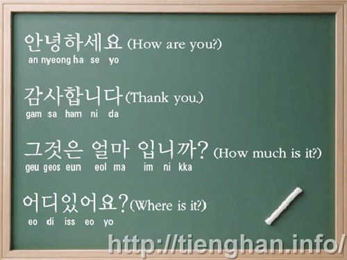 ​Học tiếng Hàn cách viết chữ chưa bao giờ dễ đến thế