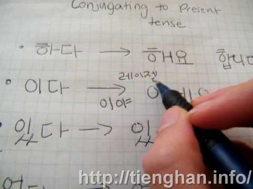 học tiếng Hàn cơ bản