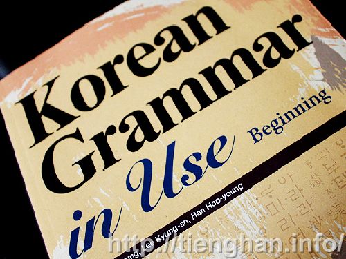 học ngữ pháp tiếng Hàn tại nhà